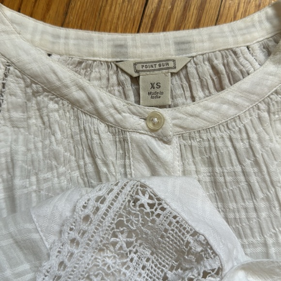 Point sur J Crew vintage white blouse - Picture 5 of 5